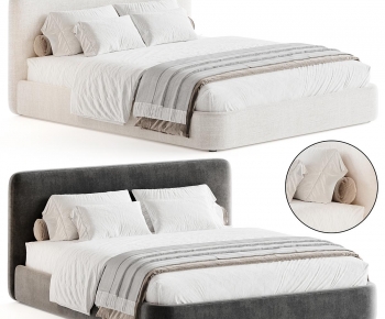 Modern Double Bed-ID:906031127