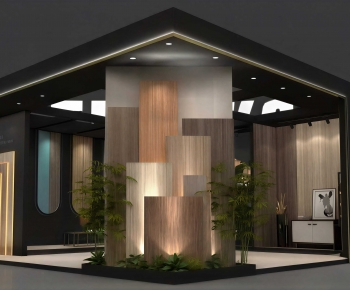 Modern Exhibition Hall-ID:724165929