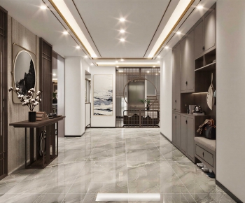 New Chinese Style Hallway-ID:510313034