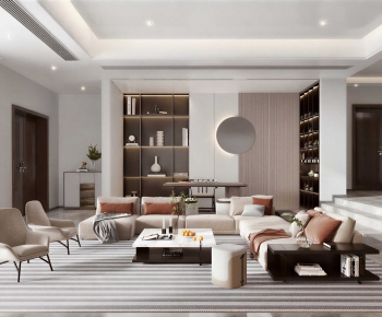 Modern A Living Room-ID:898533117