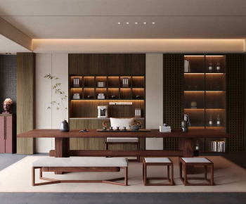 New Chinese Style Tea House-ID:113610988