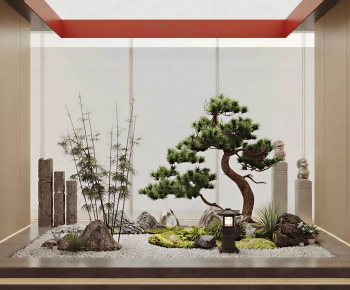 New Chinese Style Plant Landscaping-ID:466229923