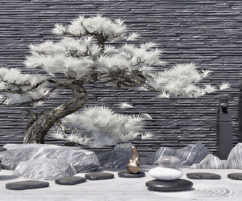 New Chinese Style Rockery Waterscape-ID:946626908
