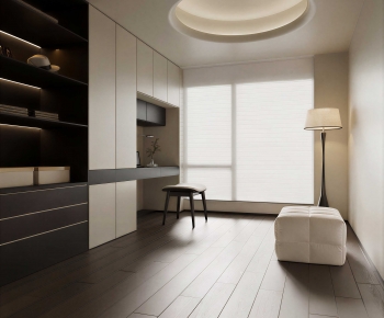 Modern Clothes Storage Area-ID:731493959