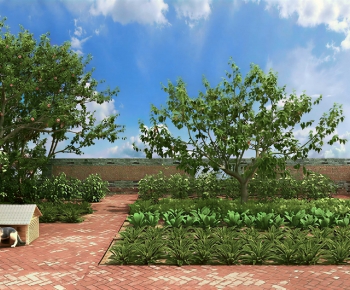 Modern Courtyard/landscape-ID:391860969