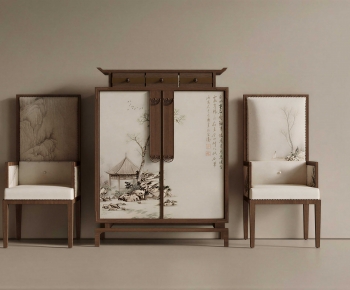 New Chinese Style Decorative Cabinet-ID:239558946