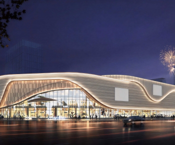 Modern Architecture Of Artistic Style-ID:645239498