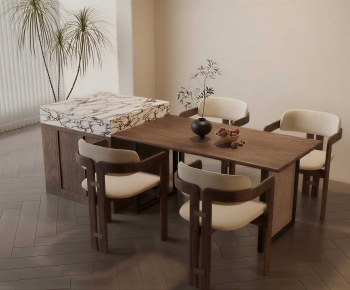 Modern Dining Table And Chairs-ID:986937057