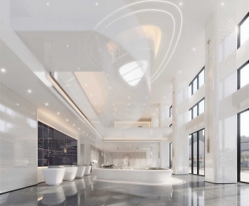 Modern Office Reception Desk-ID:881616127