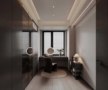 Modern Clothes Storage Area-ID:462445975