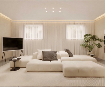 Modern A Living Room-ID:519396073