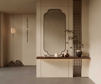 New Chinese Style Hallway-ID:970073947