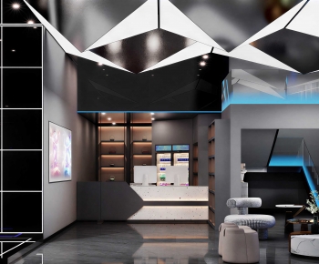 Modern Exhibition Hall-ID:679797891