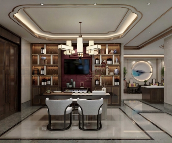 New Chinese Style Tea House-ID:123761891