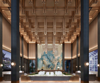 New Chinese Style Reception Hall-ID:647984982