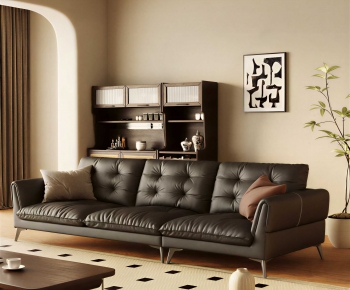 Modern Three-seat Sofa-ID:991631039