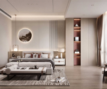 New Chinese Style Bedroom-ID:184838064