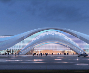 Modern Public Building-ID:654860974