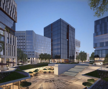 Modern Appearance Of Commercial Building-ID:762209893