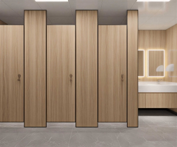 Modern Public Toilet-ID:628380064