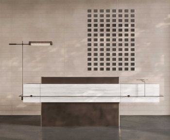 Modern Reception Desk-ID:386935957