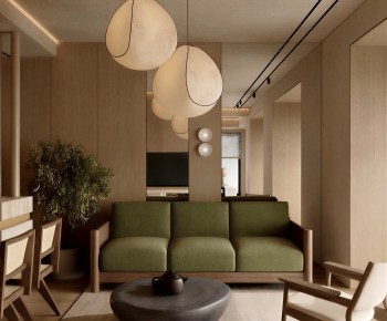 Modern A Living Room-ID:641787057