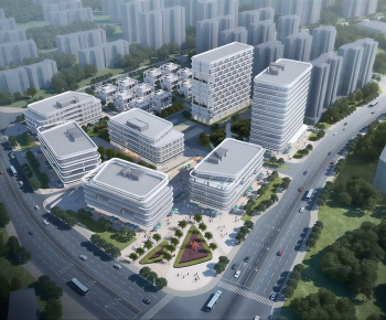 Modern Architectural Bird's-eye View Planning-ID:162723062