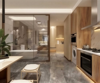 Modern Open Kitchen-ID:829158072