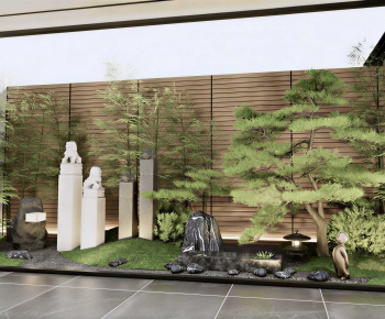 New Chinese Style Plant Landscaping-ID:982158905