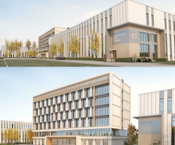 Modern Appearance Of Commercial Building-ID:549452076