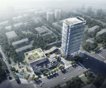 Modern Architectural Bird's-eye View Planning-ID:536549093
