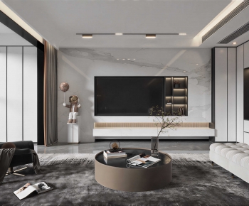 Modern A Living Room-ID:799905064
