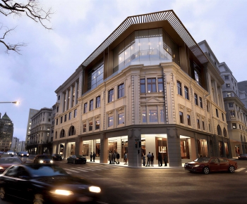 New Classical Style Commercial Street-ID:434742932