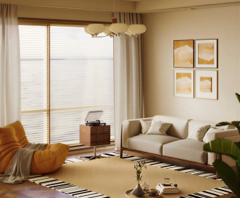 Modern A Living Room-ID:440819983