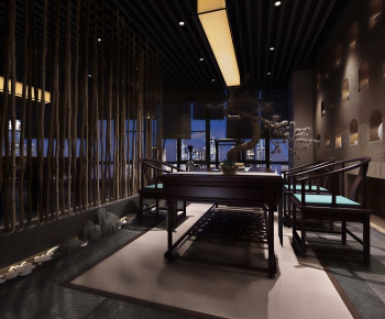 New Chinese Style Tea House-ID:491858016