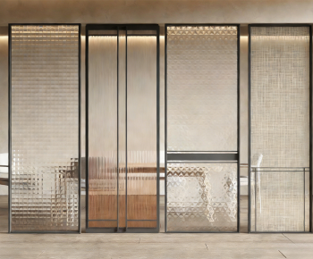 Modern Glass Screen Partition-ID:880754958