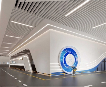 Modern Exhibition Hall-ID:229589946
