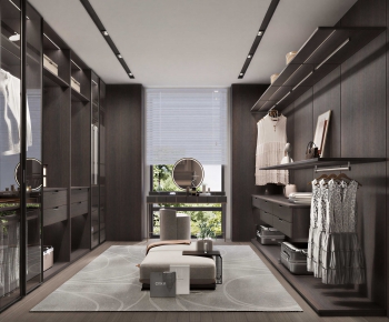 Modern Clothes Storage Area-ID:732882026
