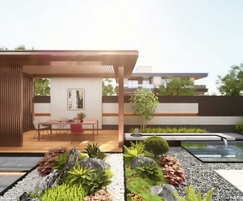 Modern Courtyard/landscape-ID:521694907