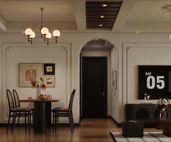 French Style A Living Room-ID:358045104