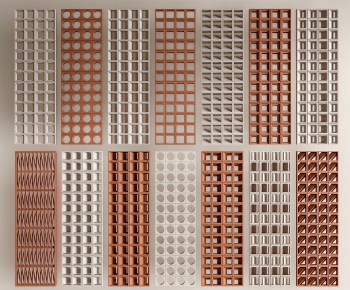 Modern Cement Brick Screen Partition-ID:139858964