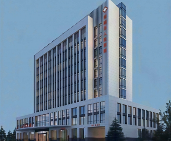 Modern Public Building-ID:691051966