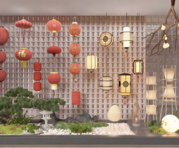 New Chinese Style Plant Landscaping-ID:158013116