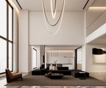 Modern A Living Room-ID:731354953