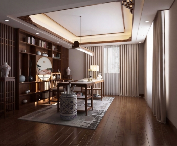 New Chinese Style Study Space-ID:879724038