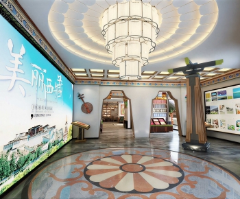 New Chinese Style Exhibition Hall-ID:202023035