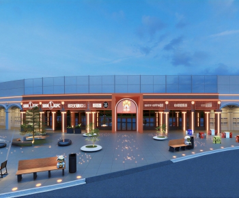 Modern Appearance Of Commercial Building-ID:181029085