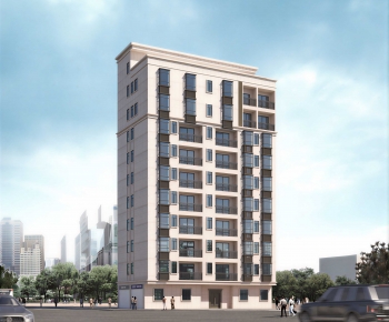 Modern Building Appearance-ID:464544066