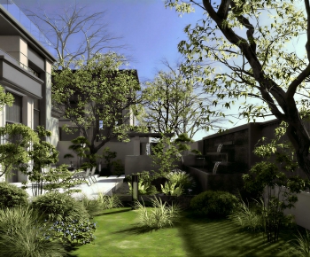 Modern Courtyard/landscape-ID:131769261