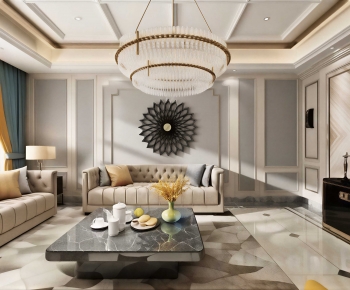 New Classical Style A Living Room-ID:275831942